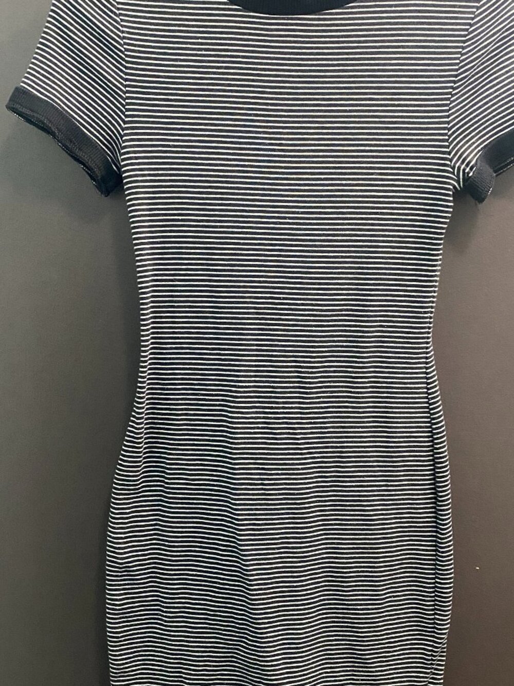 BDG Urban Outfitters Black White Stripe T Shirt Dress Small